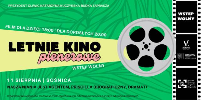 Letnie Kino Plenerowe 2024 | 11 sierpnia | Sośnica