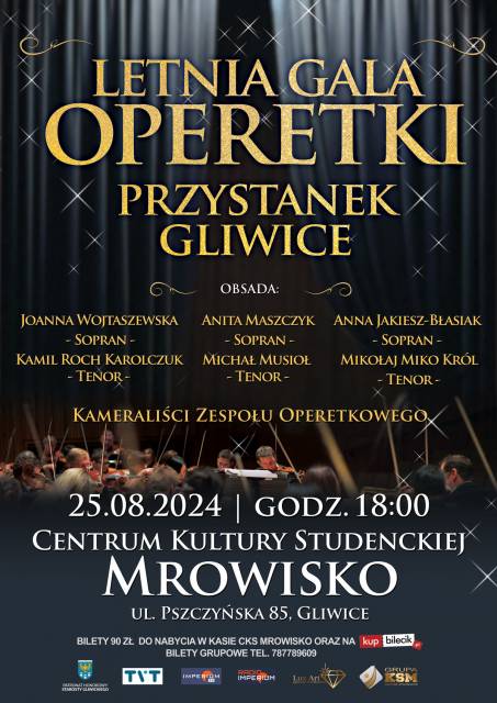 Letnia Gala Operetki Przystanek Gliwice