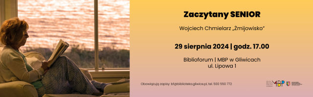 Zaczytany senior – Wojciech Chmielarz – Żmijowisko