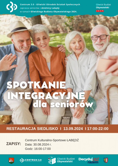 Spotkanie Integracyjne dla seniorów z dzielnicy Łabędy I GBO 2024