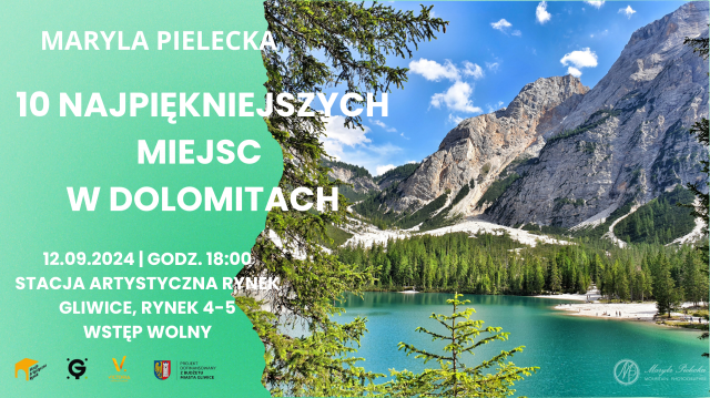 Spotkanie z podróżniczką Marylą Pielecką "10 najpiękniejszych miejsc w Dolomitach"