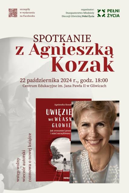 "Uwięzieni we własnej głowie" - spotkanie autorskie z Agnieszką Kozak