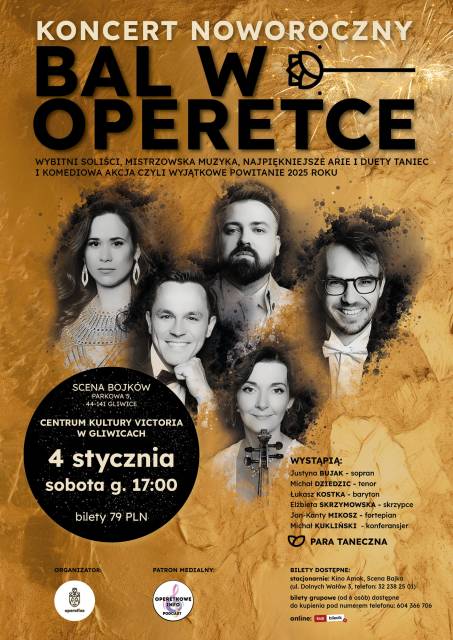 KONCERT NOWOROCZNY „BAL W OPERETCE" 