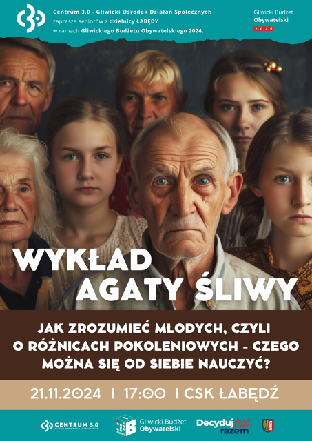 Wykład dla seniorów z dzielnicy Łabędy I GBO 2024