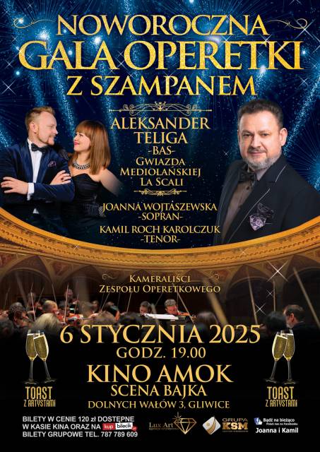 Noworoczna Gala Operetki z Szampanem