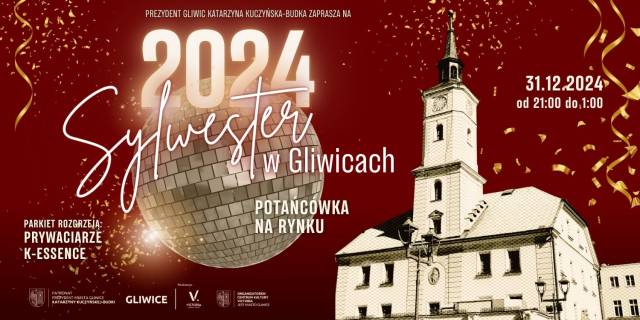 Sylwester w Gliwicach 2024 | Potańcówka na Rynku