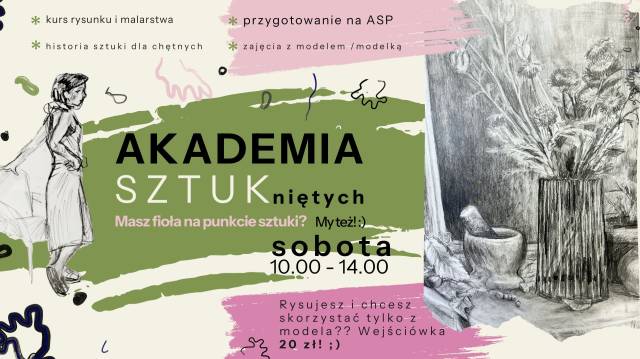 Akademia SZTUKniętych... - kurs na ASP/zajęcia z rysunku