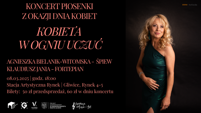  Koncert piosenki "Kobieta w ogniu uczuć" | Agnieszka Bielanik-Witomska oraz Klaudiusz Jania