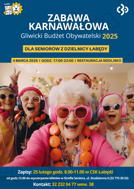 Zabawa Karnawałowa I Seniorzy Łabędy I GBO 2025