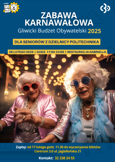 Zabawa Karnawałowa I Seniorzy Politechnika I GBO 2025