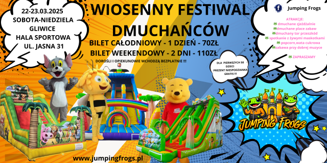 Wiosenny festiwal dmuchańców 