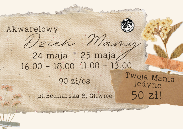 Warsztaty akwarelowe na Dzień Mamy!