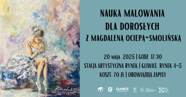 Nauka malowania dla dorosłych z Magdaleną Ociepą-Smolińską