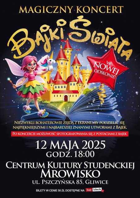 "Magiczny Koncert Bajki Świata w Nowej Odsłonie" 