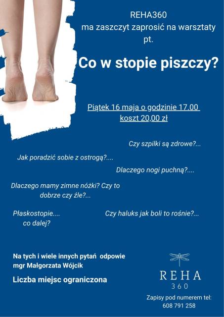 Warsztaty pt. "Co w stopie piszczy?"