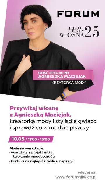 Spotkanie z projektantką mody Agnieszką Maciejak w CH FORUM