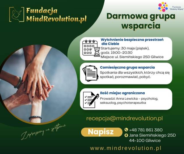 Wytchnienie bezpieczna bezpłatna przestrzeń dla Ciebie 