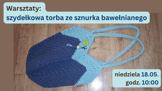 PasCudne warsztaty: szydełkowa torba ze sznurka bawełnianego 3mm