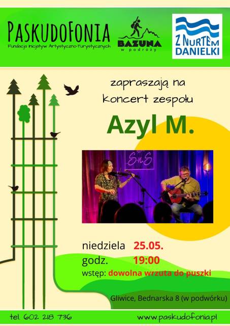 Bazuna w podróży z Nurtem Danielki w PaskudoFonii: Azyl M.
