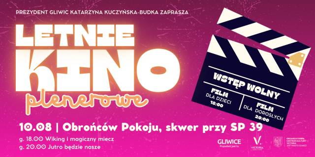 Letnie Kino Plenerowe 2025 | 10.08 | Obrońców Pokoju w Gliwicach (SP 39)