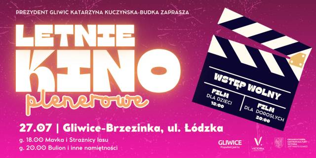 Letnie Kino Plenerowe 2025 | 27.07 | Gliwice-Brzezinka ul. Łódzka