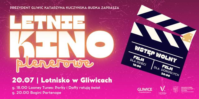 Letnie Kino Plenerowe 2025 | 20.07 | Lotnisko w Gliwicach
