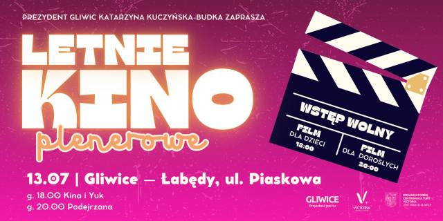 Letnie Kino Plenerowe 2025 | 13.07 | Łabędy ul. Piaskowa