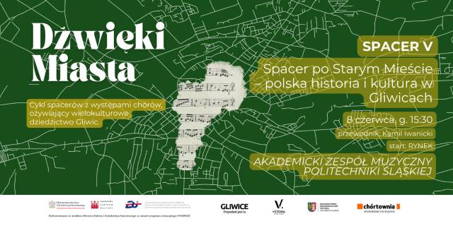 Dźwięki miasta | cykl spacerów z występami chórów | Spacer po Starym Mieście – polska historia i kultura w Gliwicach