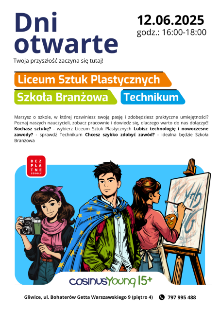 Dni Otwarte CosinusYoung 15+ Gliwice. 