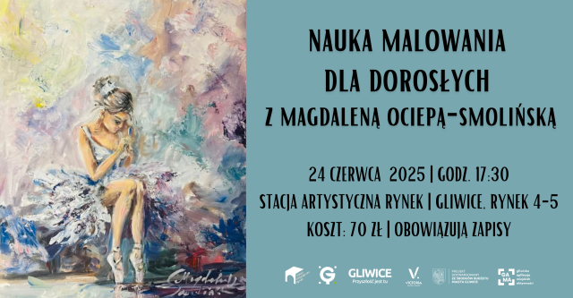 Nauka malowania dla dorosłych z Magdaleną Ociepą-Smolińską