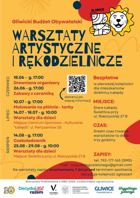 Warsztaty artystyczne i rękodzielnicze - GBO Łabędy