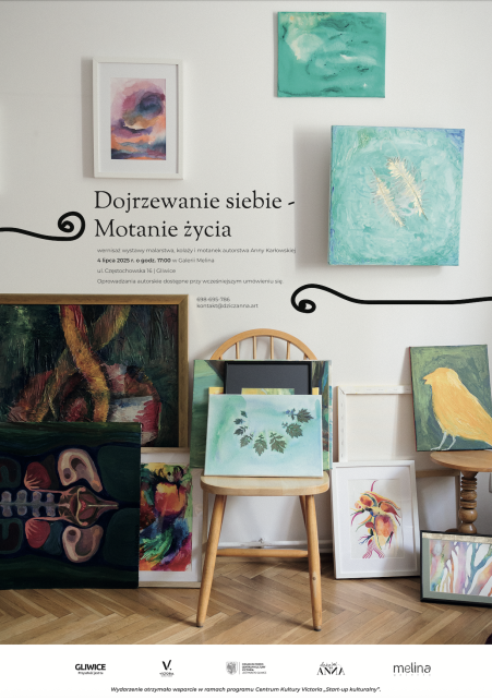 Wernisaż wystawy: Dojrzewanie siebie. Motanie życia.