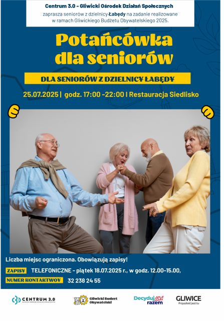 Potańcówka dla seniorów z dzielnicy Łabędy I GBO 2025