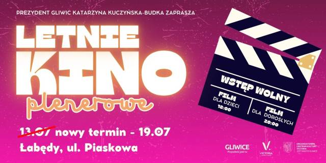 Letnie Kino Plenerowe 2025 | 19.07 | Łabędy ul. Piaskowa