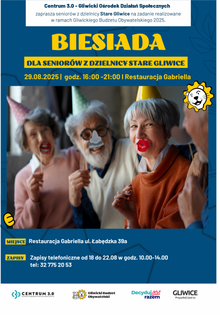 Biesiada dla Seniorów I Dzielnica Stare Gliwice I GBO 2025
