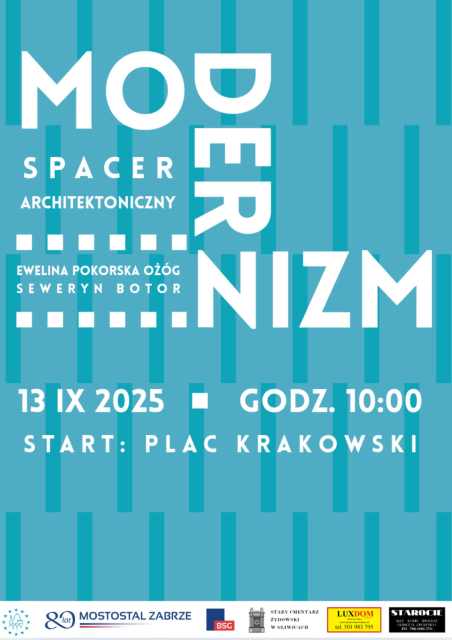 Spacer architektoniczny szlakiem budynków doby PRL w Gliwicach w ramach EDD.