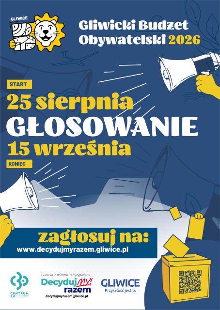 GŁOSOWANIE Gliwicki Budżet Obywatelski 2026