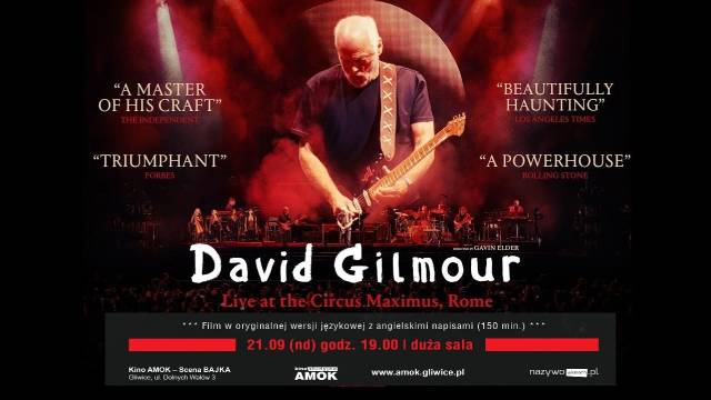 David Gilmour Live at the Circus Maximus | retransmisja koncertu