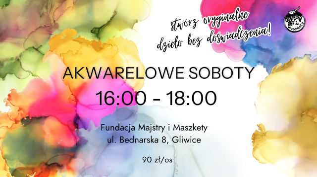 Sobotnia akwarela - warsztaty malarskie w Fundacji Majstry i Maszkety