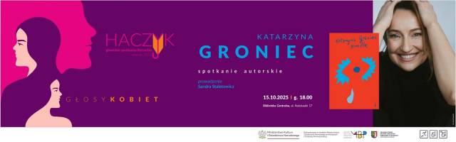 Katarzyna Groniec — spotkanie autorskie