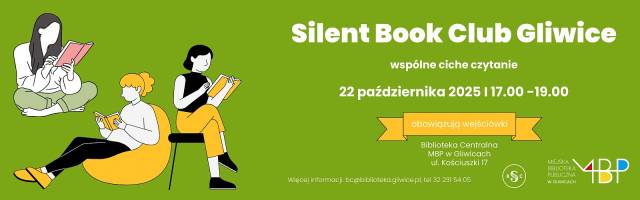 Silent Book Club Gliwice - wspólne ciche czytanie